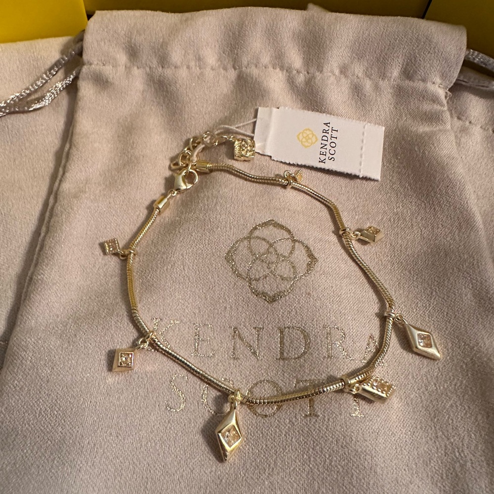 Kendra Scott Gold Charm Bracelet - Picture 5 of 7